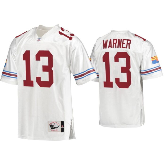 Kurt Warner Arizona Cardinals White 2000 Gridiron Classics Legacy Jersey