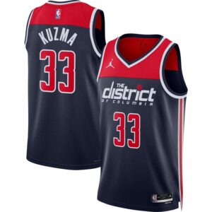 Kyle Kuzma Washington Wizards Unisex Swingman Jersey - Statement Edition - Navy