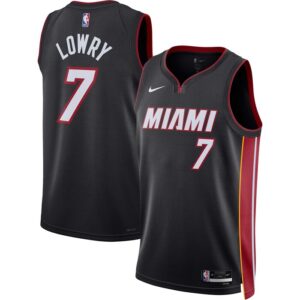 Kyle Lowry Miami Heat Unisex Swingman Jersey - Icon Edition - Black