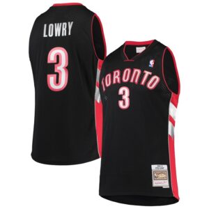 Kyle Lowry Toronto Raptors 2001/02 Hardwood Classics Swingman Jersey - Black