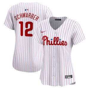 Kyle Schwarber Philadelphia Phillies Women Home Limited Player Jersey - White