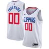 LA Clippers Unisex Swingman Custom Jersey White - Association Edition
