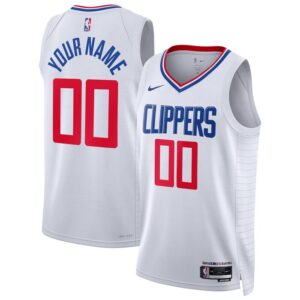 LA Clippers Unisex Swingman Custom Jersey White - Association Edition