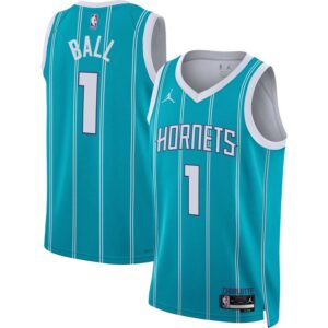 LaMelo Ball Charlotte Hornets Unisex Swingman Jersey - Icon Edition - Teal