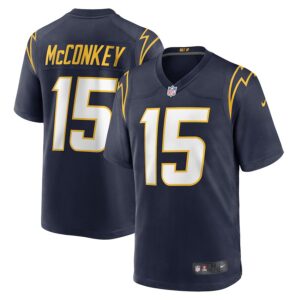 Ladd McConkey Los Angeles Chargers Alternate Game Jersey - Navy