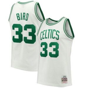 Larry Bird Boston Celtics Hardwood Classics Swingman Jersey - White