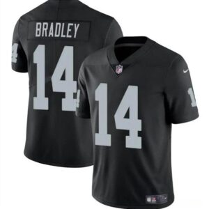 Las Vegas Raiders #14 Carter Bradley Black 2024 Vapor Football Stitched Jersey