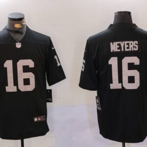 Las Vegas Raiders #16 Jakobi Meyers Black Vapor Untouchable Limited Football Stitched Jersey