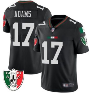 Las Vegas Raiders #17 Davante Adams Black Mexico Vapor Limited Football Stitched Jersey