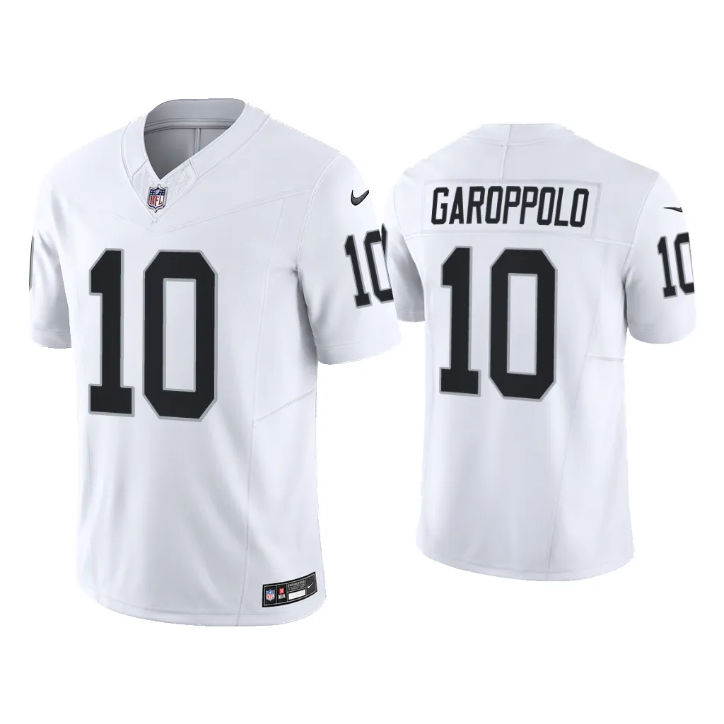 Las Vegas Raiders Jimmy Garoppolo Vapor F.U.S.E. Limited White Jersey