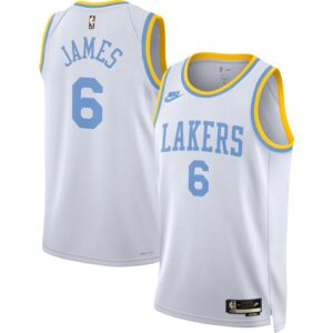 LeBron James Los Angeles Lakers Swingman Jersey - Classic Edition - White