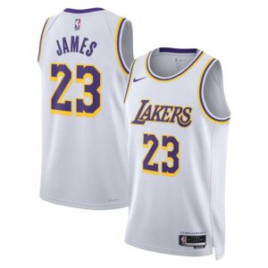 LeBron James Los Angeles Lakers Unisex Swingman Jersey - Association Edition - White