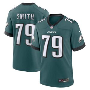 Lecitus Smith Philadelphia Eagles Game Jersey - Midnight Green