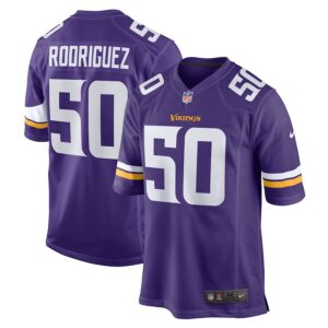 Levi Drake Rodriguez Minnesota Vikings Game Jersey - Purple