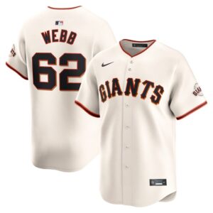 Logan Webb San Francisco Giants Home Limited Player Jersey - Cream