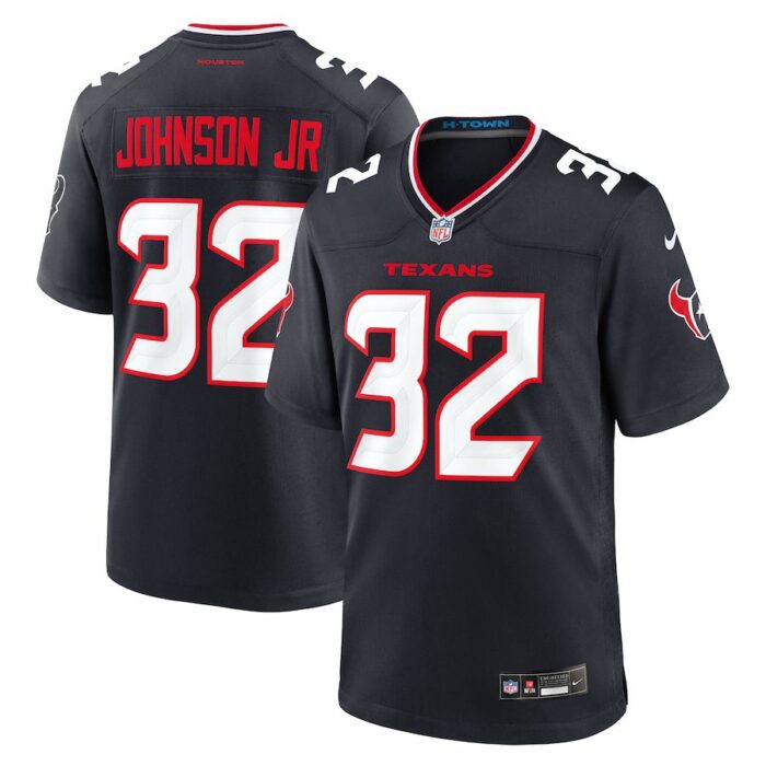 Lonnie Johnson Jr. Houston Texans Team Game Jersey - Navy