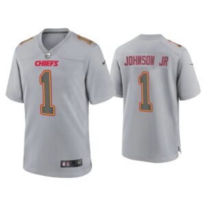 Lonnie Johnson Jr. Kansas City Chiefs Gray Atmosphere Fashion Game Jersey