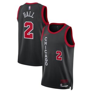 Lonzo Ball Chicago Bulls Unisex 2023/24 Swingman Jersey - Black - City Edition