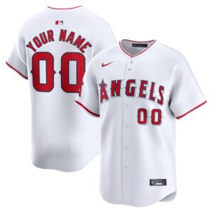 Los Angeles Angels Home Limited Custom Jersey - White