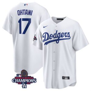 Los Angeles Dodgers #17 Shohei Ohtani White 2024 World Series Champions Home Stitched Baseball Jersey