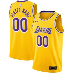 Los Angeles Lakers 2020/21 Swingman Custom Jersey - Icon Edition - Gold