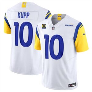 Los Angeles Rams #10 Cooper Kupp White 2024 F.U.S.E With 4-Star C Patch Vapor Untouchable Limited Alternate Football Stitched Jersey