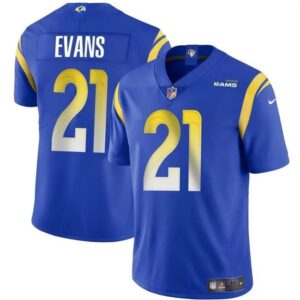 Los Angeles Rams #21 Zach Evans Blue 2024 Vapor Untouchable Football Stitched Jersey