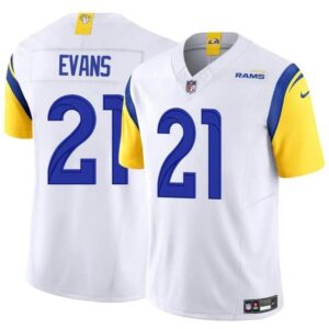 Los Angeles Rams #21 Zach Evans White 2024 F.U.S.E Vapor Untouchable Football Stitched Jersey