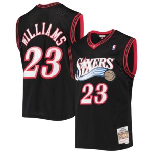 Lou Williams Philadelphia 76ers 2005/06 Hardwood Classics Swingman Jersey - Black