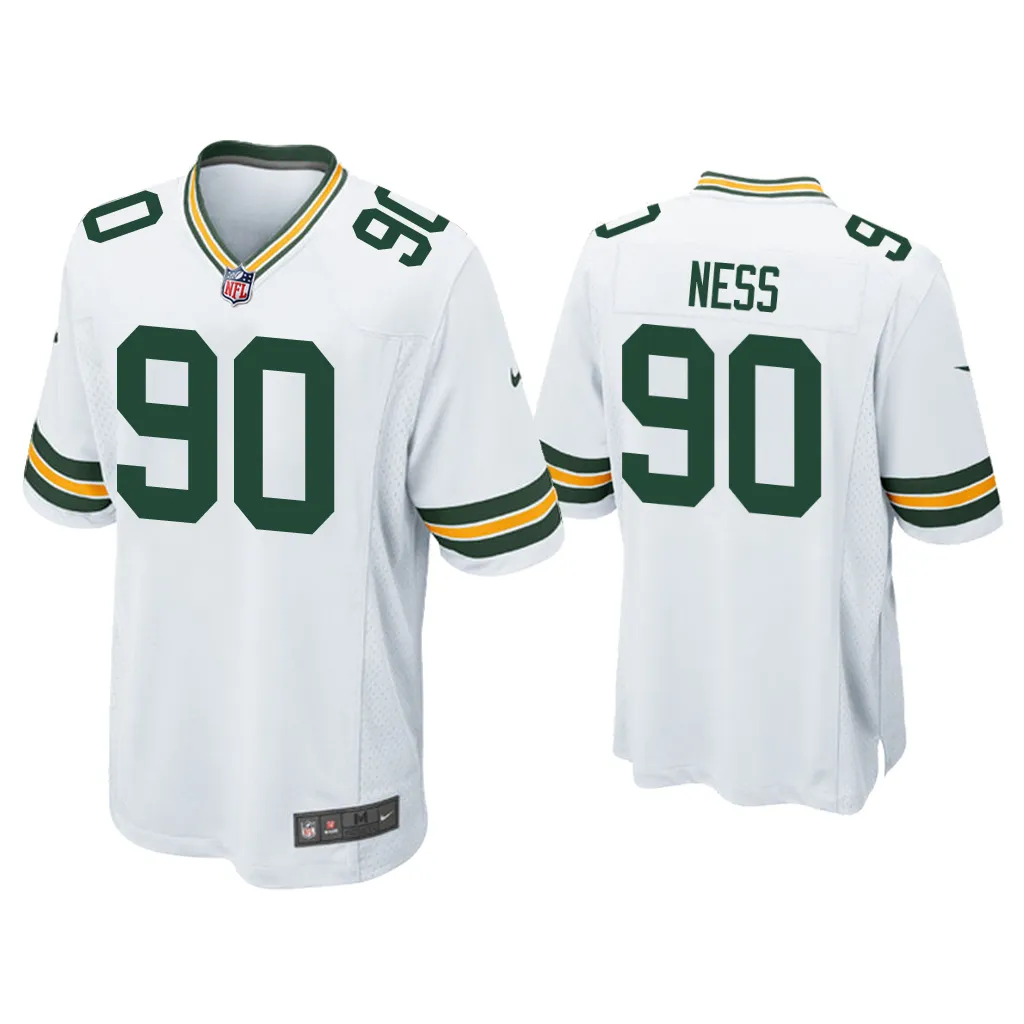 Lukas Van Ness Green Bay Packers White 2023 NFL Draft Game Jersey