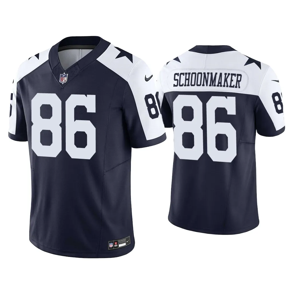 Luke Schoonmaker Dallas Cowboys Navy Vapor F.U.S.E. Limited Jersey