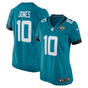 Mac Jones Jacksonville Jaguars Women's Team Game Jersey - Teal