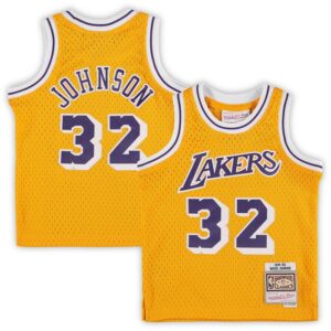 Magic Johnson Los Angeles Lakers Infant Retired Player Jersey - Gold