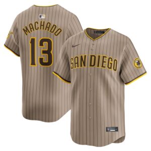 Manny Machado San Diego Padres Alternate Limited Player Jersey - Tan