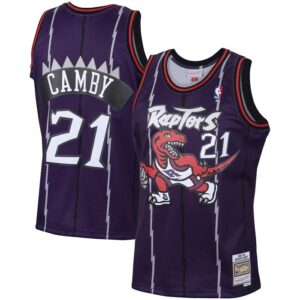 Marcus Camby Toronto Raptors 2001/02 Hardwood Classics Swingman Jersey - Purple