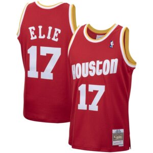 Mario Elie Houston Rockets 1993/94 Hardwood Classics Swingman Jersey - Red