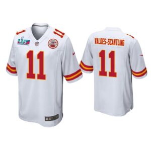 Marquez Valdes-Scantling Kansas City Chiefs Super Bowl LVII White Game Jersey