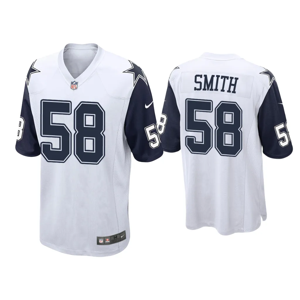 Mazi Smith Dallas Cowboys White 2023 NFL Draft Alternate Game Jersey