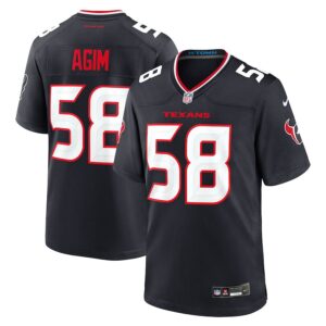 McTelvin Agim Houston Texans Team Game Jersey - Navy