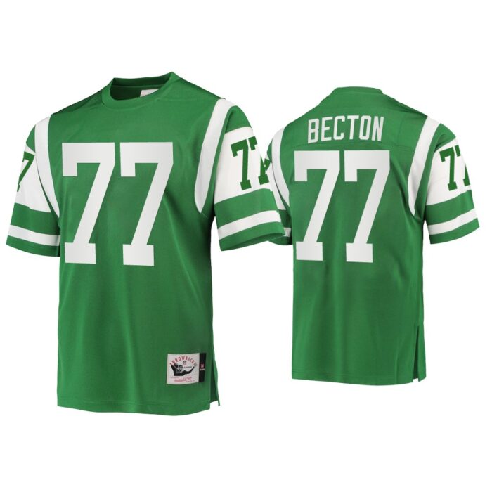 Mekhi Becton New York Jets Green Jersey