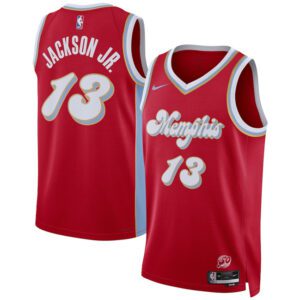 Memphis Grizzlies #13 Jaren Jackson Jr. Red 2024/25 City Edition Stitched Basketball Jersey