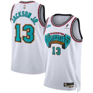 Memphis Grizzlies #13 Jaren Jackson Jr. White 2024/25 Classic Edition Swingman Stitched Basketball Jersey