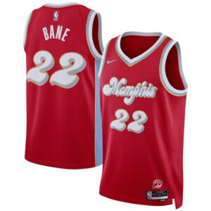 Memphis Grizzlies #22 Desmond Bane Red 2024/25 City Edition Stitched Basketball Jersey