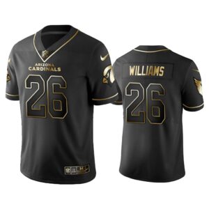 Men 2019 Golden Edition Vapor Untouchable Limited Arizona Cardinals #26 Brandon Williams Black Jersey