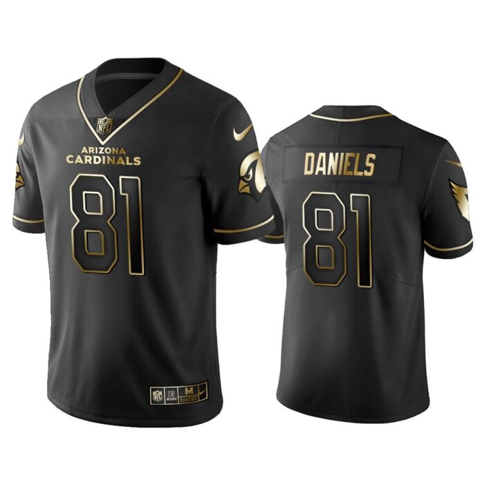 Men 2019 Golden Edition Vapor Untouchable Limited Arizona Cardinals #81 Darrell Daniels Black Jersey