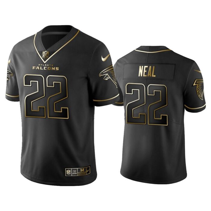 Men 2019 Golden Edition Vapor Untouchable Limited Atlanta Falcons #22 Keanu Neal Black Jersey