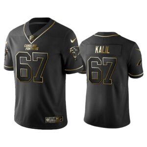 Men 2019 Golden Edition Vapor Untouchable Limited Carolina Panthers #67 Ryan Kalil Black Jersey