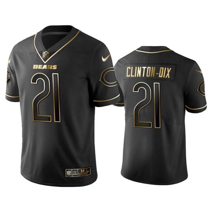 Men 2019 Golden Edition Vapor Untouchable Limited Chicago Bears #21 Ha Ha Clinton-Dix Black Jersey