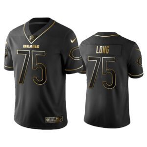 Men 2019 Golden Edition Vapor Untouchable Limited Chicago Bears #75 Kyle Long Black Jersey