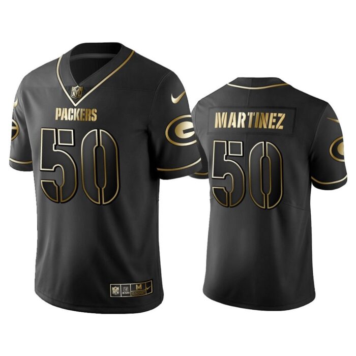 Men 2019 Golden Edition Vapor Untouchable Limited Green Bay Packers #50 Blake Martinez Black Jersey